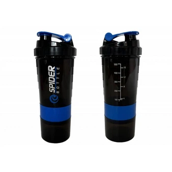 Шейкер спортивный Spider EF-7200-BL 0,5 л, Черно-синий