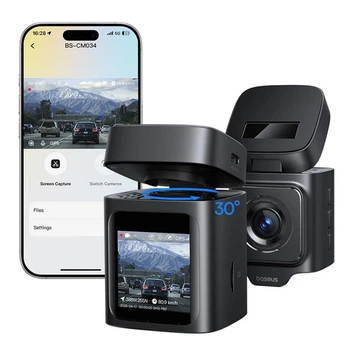Видеорегистратор Baseus PrimeTrip VD1 Pro автомобильная камера 4K Black (6942521200252)