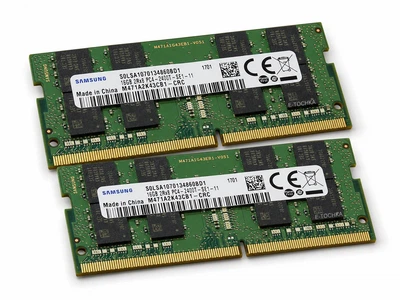 Комплект оперативной памяти для ноутбука Samsung 32GB (2x16GB) DDR4 2400MHz SO-DIMM 2Rx8 (M471A2K43CB1-CRC)
