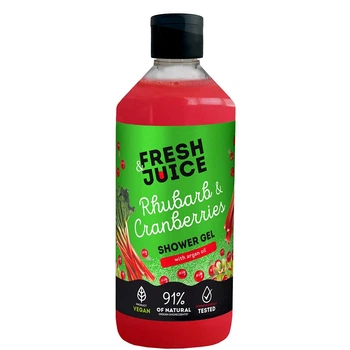 Гель для душу Fresh Juice 473мл Ревінь і Журавлина