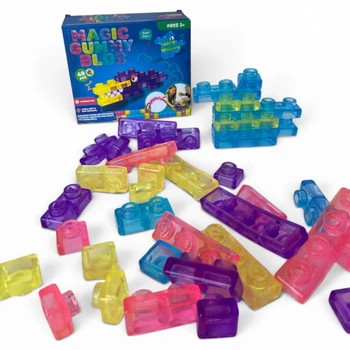 Конструктор м'який ТМ Magic Gummy Blocks 40 деталей