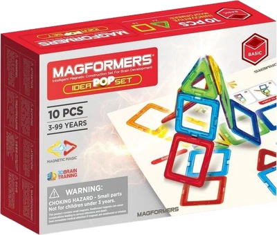 Klocki magnetyczne Magformers 10 elementów 005-701016 (730658701010)