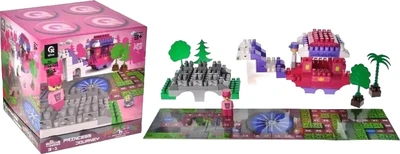 Klocki konstrukcyjne Qbee Blocks and Steps Kolejowy ekspres 139 elementów QB2314 QB300-201 (4823037612314)