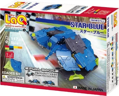 Klocki konstrukcyjne LaQ Star Blue 117 elementów (4952907008435)