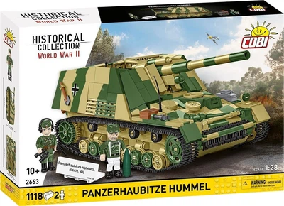 Klocki konstrukcyjne Cobi Historical Collection Panzerhaubitze Hummel Trzmiel 1118 elementów COBI-2663 (5902251026639)