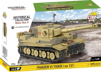 Klocki konstrukcyjne Cobi Historical Collection Panzer VI Tiger I no 131 442 elementy COBI-2734 (5902251027346)