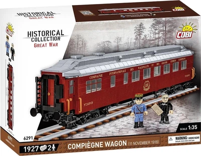 Klocki konstrukcyjne Cobi Historical Collection Compiegne Wagon 1927 elementów COBI-6291 (5902251062910)