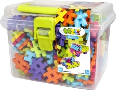 Klocki konstrukcyjne Meli Basic Travel Box 250 elementów 50002 (5902431290447)