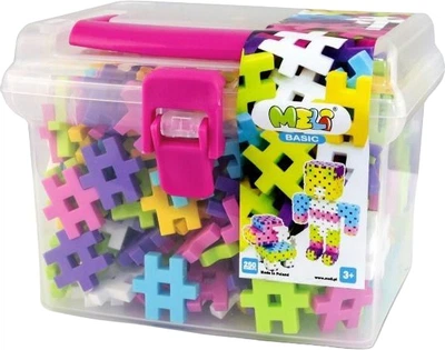Конструктор Meli Basic Pink Travel Box 250 елементів 50021 (5902431290621)