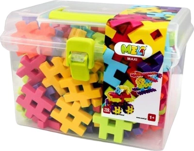 Klocki konstrukcyjne Meli Maxi Travel Box 110 elementów 50410 (5902431290737)