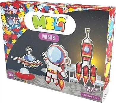 Конструктор Meli Minis Космос 3 в 1 1000 елементів 50320 (5902431291130)