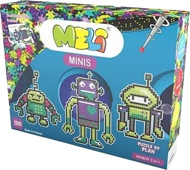 Конструктор Meli Minis Робот 3 в 1 1000 елементів 50324 (5902431291178)