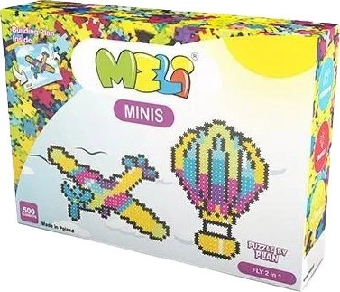 Конструктор Meli Minis Літак 2 в 1 500 елементів 50327 (5902431291208)