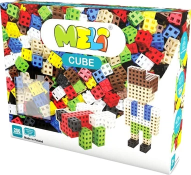 Klocki konstrukcyjne Meli Cube 200 elementów 50802 (5902431292045)