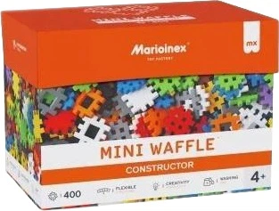 Klocki konstrukcyjne Marioinex Mini Waffle 400 elementów (5903033908440)