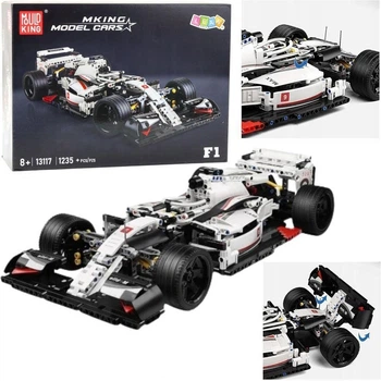 Klocki konstrukcyjne Leantoys Wyścigówka F1 1235 elementów 23658 (5905991072553)