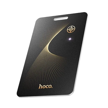 Локализатор совместимый с Apple Find My Hoco в форме карты E92 Black (6942007640107)