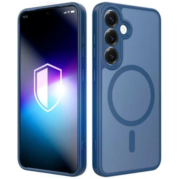 Чехол 3mk Misty MagCase для Samsung Galaxy S25 Blue with MagSafe (5903108759830)