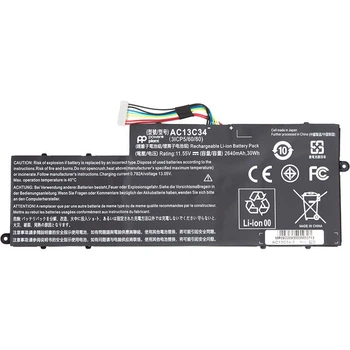 Аккумулятор PowerPlant для ноутбуков ACER Aspire V5-122P (AC13C34) 11.55V 2640mAh (NB410651)