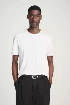 Футболка чоловіча базова COS cotton crew-neck t-shirts 1294699003 L Білий