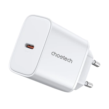Сетевое зарядное устройство Choetech PowiX USB-C PD 45W Mini White (PD3042-EU-WH)