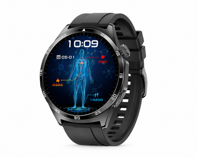 Смартгодинник MARSYU ET458 ECG Smart Watch з Bluetooth-дзвінками пульсометром SpO2 та моніторингом здоров’я