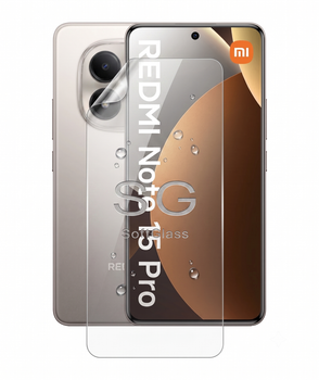 Пленка для Xiaomi Redmi note 15 pro 4g на экран износоустойчивая полиуретановая SoftGlass