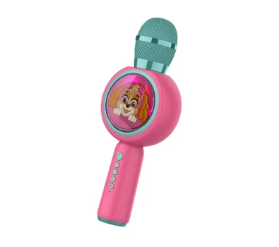 Мікрофон з динаміком Bluetooth OTL Technologies PAW Patrol Skye PopSing LED Світлодіодний бездротовий караоке 5W Рожевий