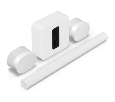 Саундбар Sonos ARC Ultra Wi-Fi Bluetooth AirPlay Dolby Atmos + Динаміки Sonos Era 300 + Сабвуфер Sonos SUB 4 Білий