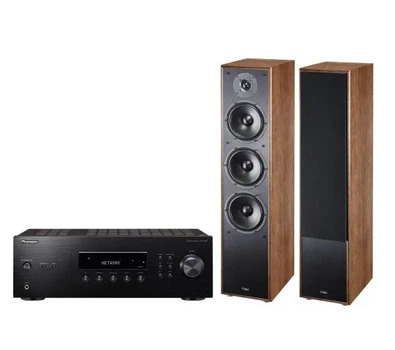 Стереосистема Pioneer SX-10AE Чорний, Magnat Monitor S70 Горіх 2шт.