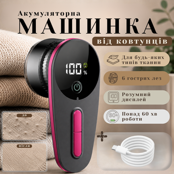 Тример Для Видалення Ковтунців На Тканині Акумуляторний Очищувач Від Катишок Машинка Для Стрижки Катишків Бездротова Від Кошлатання Бритва Катишкорізка Для Тканини Одягу Та Зняття Комочків Акумуляторна сірий (395107)