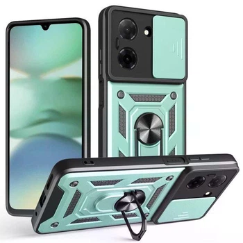 Протиударний броньований чохол із захистом камери для Xiaomi Redmi A5 Armor Case Keysion green