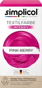 Фарба для текстилю Simplicol Textilfarbe intensiv Pink-Berry Симплікол Текстильний барвник інтенсивний рожево-ягідний