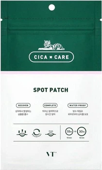 Точечные гидроколоидные патчи VT Cosmetics Spot Patch против прыщей с центелой 48 шт (8809559624031)