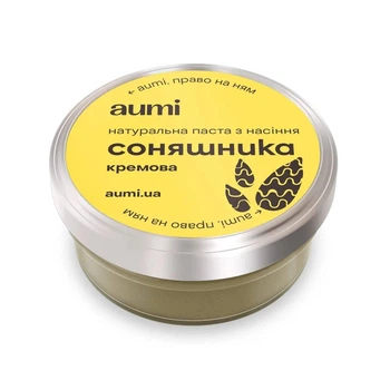 Паста из семян подсолнечника 50 г банка стеклянная