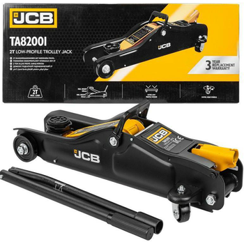 Домкрат підкатний гідравлічний 2т (85-330 мм) низькопрофільний - JCB-TA82001 JCB