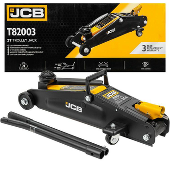 Домкрат підкатний гідравлічний 2т (130-375 мм) - JCB-T82003 JCB