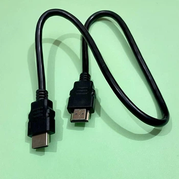Кабель HDMI - HDMI 0.5 м (50 см) діаметр 6 мм, ver. 1.4 High Speed, чорний