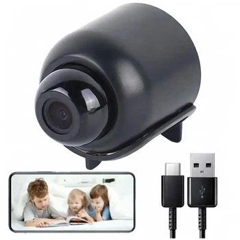 Мини Wi-Fi камера 1080P с датчиком движения для дома USB черный LS-796