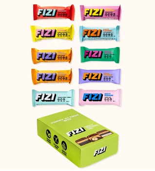 Набор шоколадных батончиков Fizi Guilty Pleasure box Веган 10 шт (4820262540412)