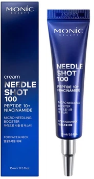 Крем з мікроголками Monic Beauty Needle Shot 100 з пептидами та ніацинамідом 15 мл (5061010293313)