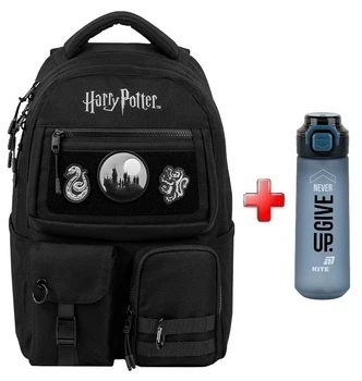 Рюкзак Kite Education teens Harry Potter HP26-2587M подарок бутылка (на рост ребенка 130-145 см)