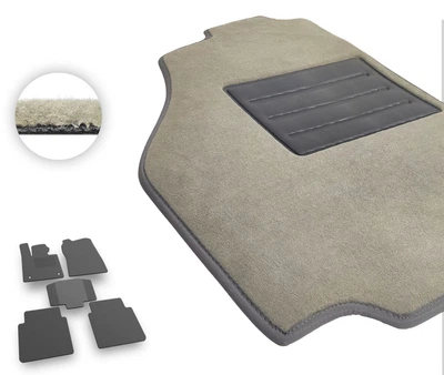 Текстильні килимки Pro-Eco Beige для XPeng P7 (mkI) 2020→ (PE 3010077)
