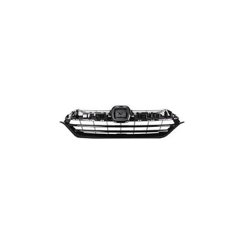 Решетка радиатора Honda CR-V 17- без Auto Cruise (полоска), черн.