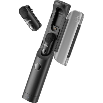 Микрофонная радиосистема Boya Magic 02 USB-C/Lightning with 2 TX + 2 RX + 1 TRS Black [168864]