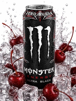 Енергетичний напій Monster Energy Ultra Black 500 мл енергетик