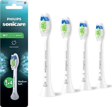 Насадки для зубної щітки PHILIPS Sonicare HX6064/87 W2 Optimal White