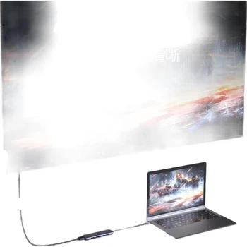 Док-станція розширення Netac Type-C, концентратор USB-C, конвертер HDMI, адаптер 4K, швидка зарядка PD, сумісний з ноутбуками Lenovo, Huawei, iPad, універсальний WF13