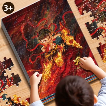Пазл Yijimei «Нэчжа» двухслойный, 60 деталей, для детей 2-6 лет