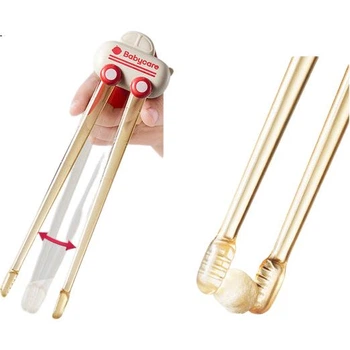 Детские тренировочные палочки для еды Babycare из PPSU Beige